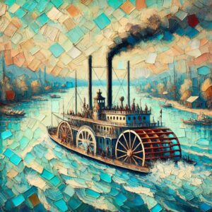 Explosions, Fire, Drownings History of River Steamboat Races Altenaative Covers (2)