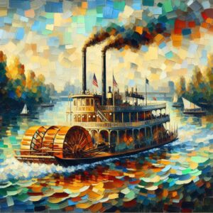 Explosions, Fire, Drownings History of River Steamboat Races Altenaative Covers (6)