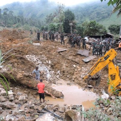 Massive Landslide Devastation In The Central Highlands Tea Plantation Area 1