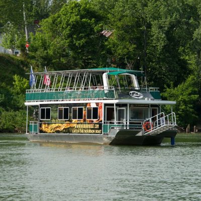 The Bourbon Belle Flagship Cruising Past Frankfort
