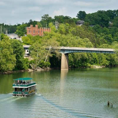 The Bourbon Belle Navigating Under The Bridge