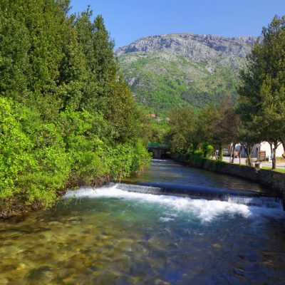 The Tranquil Waters Of The Ljuta River The River Mixer